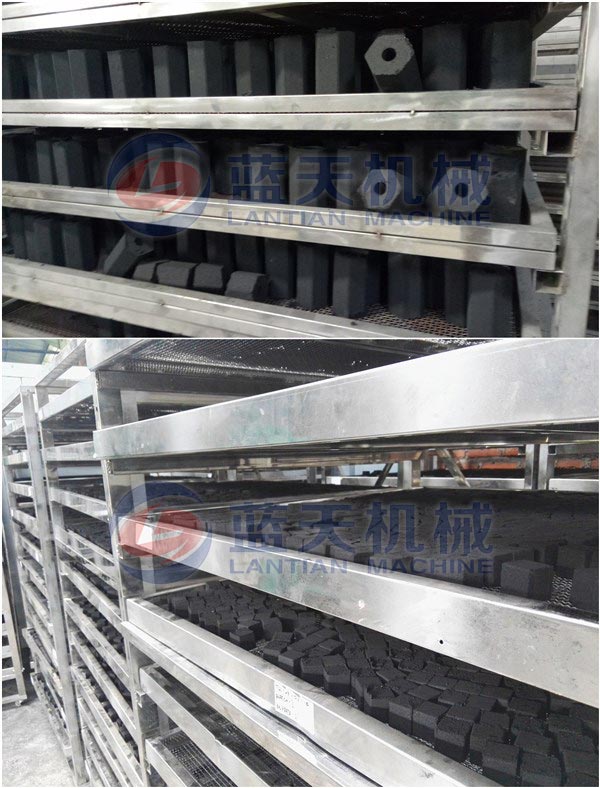 charcoal briquette drying machine