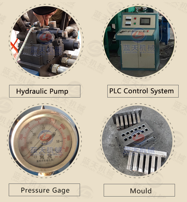 Details of coal ash briquetting machine