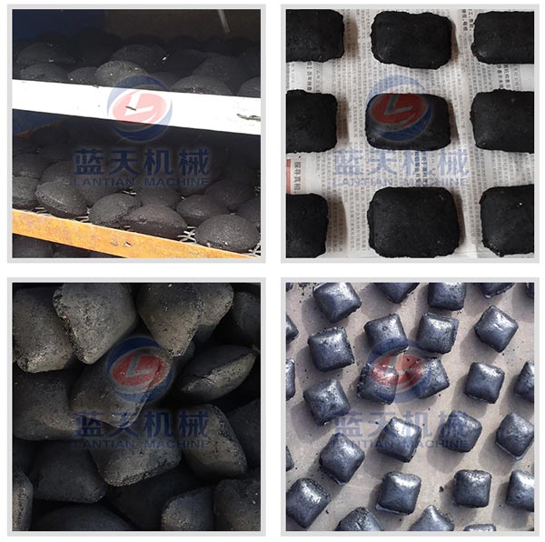 Finished Products of Charcoal Powder Ball Making Machine