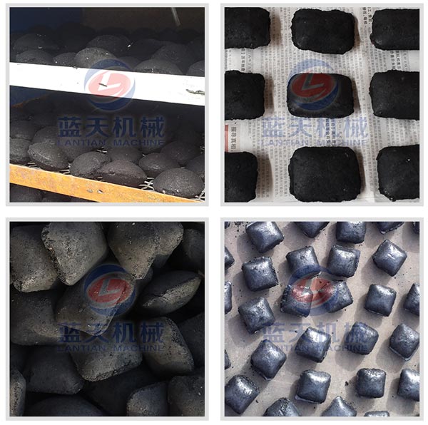 Finished Products of Charcoal Powder Ball Making Machine
