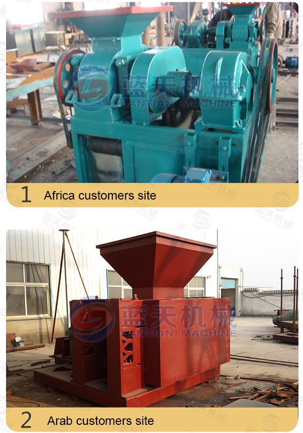 Customers Site of Ore Powder Ball Press Machine