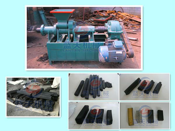 Finished Products of Sawdust Charcoal Extruding Machine