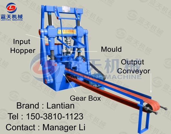 Details of BBQ Charcoal Briquette Machine