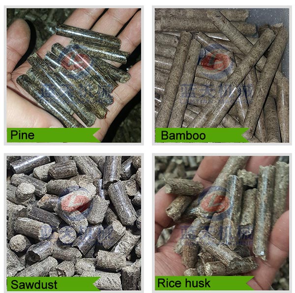 Finished Products of Rice Husk Pellet Making Machine