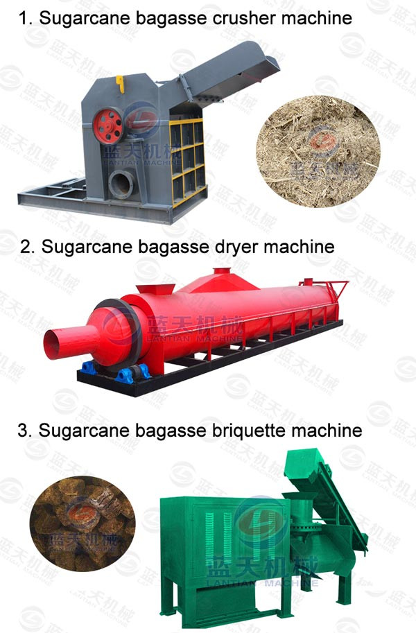 Product Line of Sugarcane Bagasse Briquette Machine