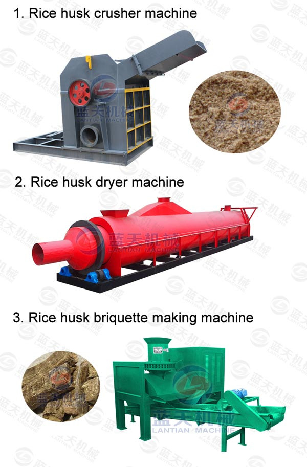 Product Line of Rice Husk Briquette Making Machine