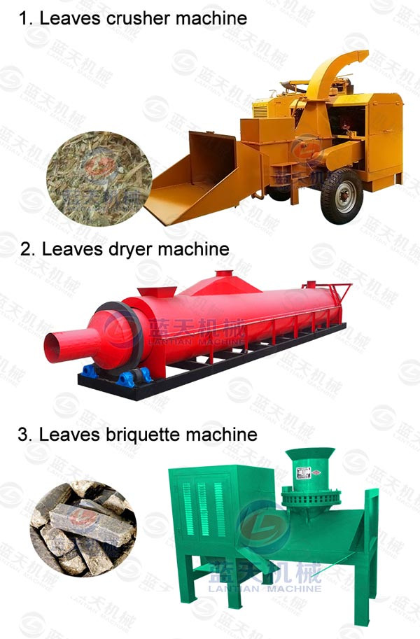Product Line of Leaves Briquette Machine
