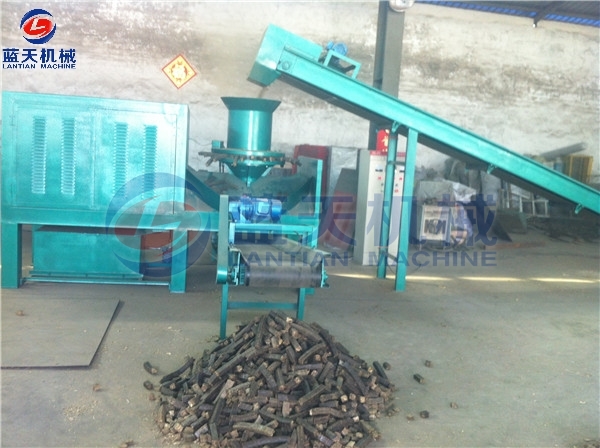 Customers Site of Straw Briquette Machine