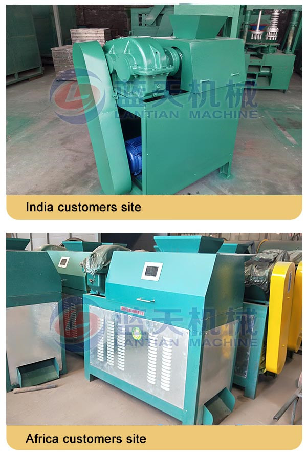 Customers Site of Coal Powder Pellet Machine