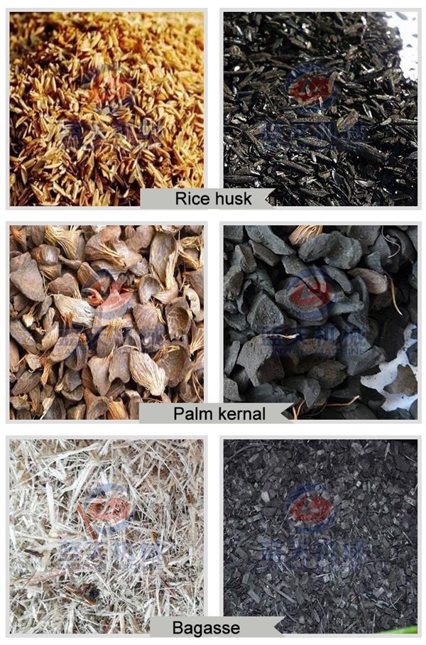 Carbonized Effect of Rice Husk Carbonization Furnace