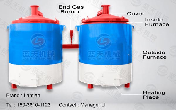 Details of Coconut Shell Carbonization Furnace